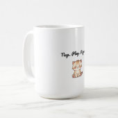 Tabby Cat Mug – Cozy Cartoon Cup for Cat Lovers &  (Devant gauche)