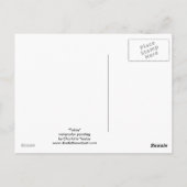 Tabby Cat Original Art Briefkaart (Achterkant)