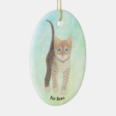 Tabby Cat Ornament (Rechts)
