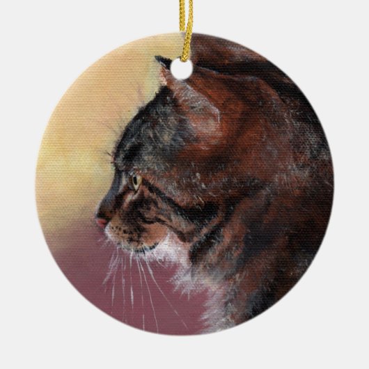 Tabby Cat Ornament (Voorkant)