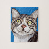 Tabby Cat Painting Legpuzzel (Verticaal)