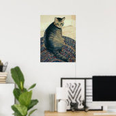 Tabby Cat Poster (Thuiskantoor)
