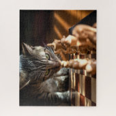 Tabby Cat Pplay Chess Legpuzzel (Verticaal)