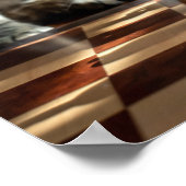 Tabby Cat Pplay Chess Poster (Hoek)