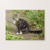 Tabby cat Puzzle Legpuzzel (Horizontaal)