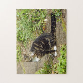 Tabby cat Puzzle Legpuzzel (Verticaal)