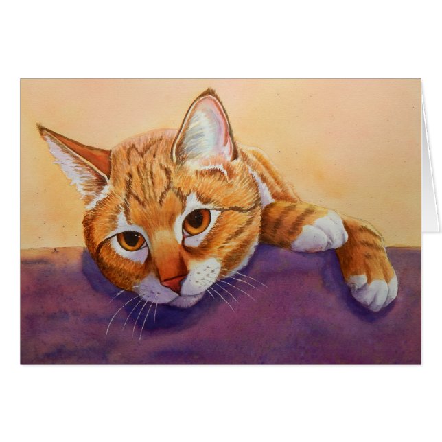 Tabby Cat Regards (Devant horizontal)