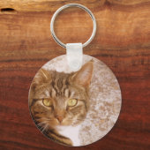 Tabby Cat Sleutelhanger (Voorkant)