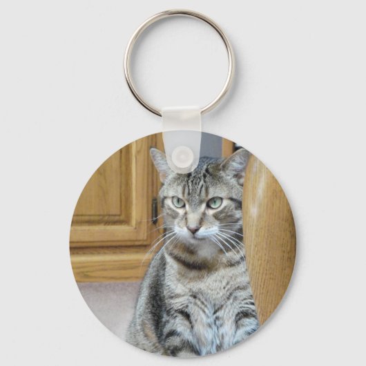 Tabby Cat Sleutelhanger (Voorkant)