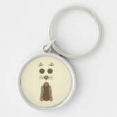 Tabby CAT Sleutelhanger (Voorkant)