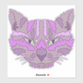 Tabby Cat Sticker (Vel)
