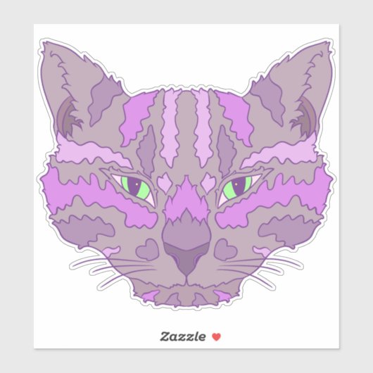 Tabby Cat Sticker (Vel)