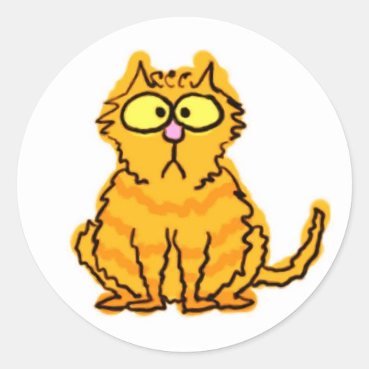 Tabby Cat Stickers (Voorkant)