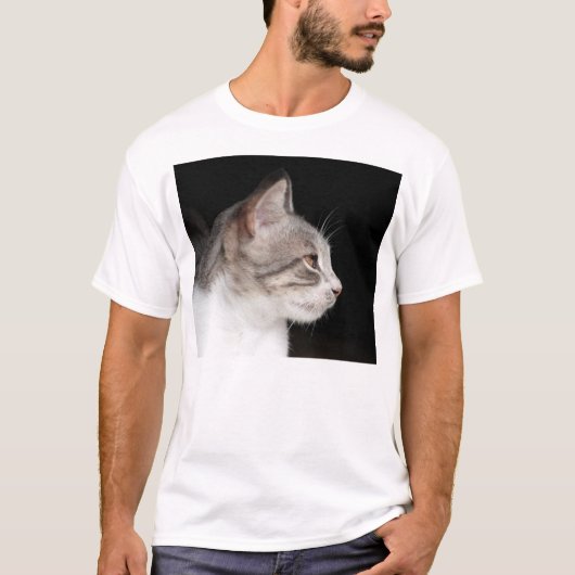 Tabby cat t-shirt (Voorkant)