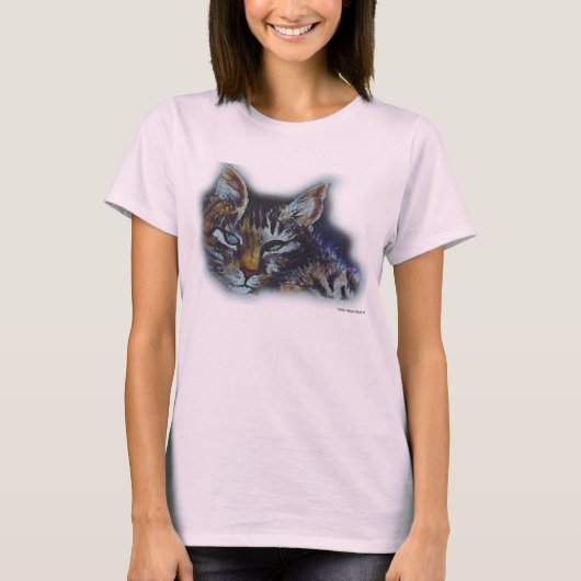 Tabby Cat T-shirt (Voorkant)