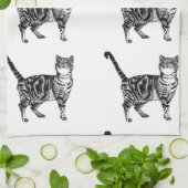 Tabby Cat Tea Towel Theedoek (Gevouwen)