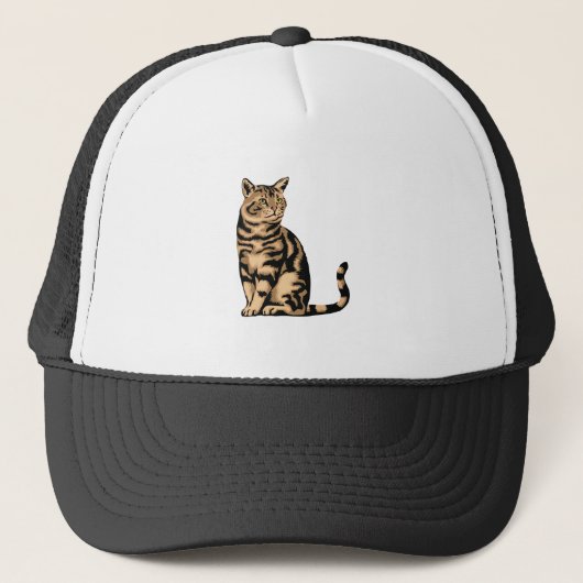 Tabby Cat  Trucker Pet (Voorkant)