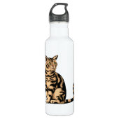 Tabby Cat  Waterfles (Voorkant)