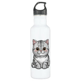 Tabby Cat  Waterfles