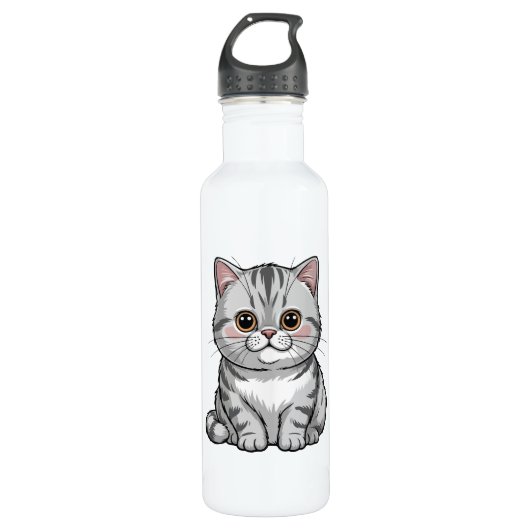 Tabby Cat Waterfles (Voorkant)