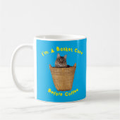 Tabby Cat zegt dat ik een mandje Hoesje voor koffi Koffiemok (Links)