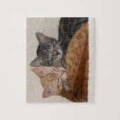 Tabby Cats Jigzaag Puzzle Legpuzzel (Verticaal)