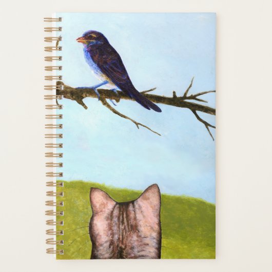 Tabby Cats Talk to Birds Planner (Voorkant)