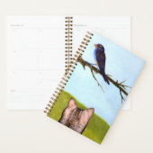 Tabby Cats Talk to Birds Planner (Display)