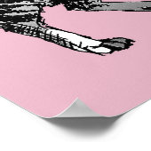 Tabby Chat Chat Tabby Tabby Pins Rose Cute Poster (Coin)