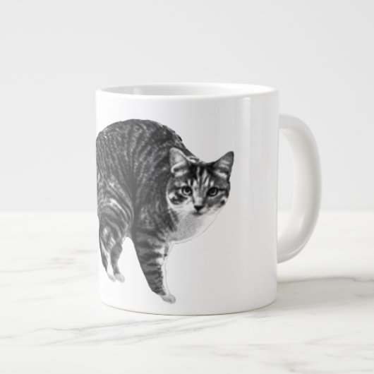 Tabby Glow by Winter Window Extra Grote Beker (Voorkant rechts)