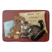 Tabby Home Bourgogne Kat Badmat (Voorkant)