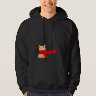 Tabby houdt van sneeuw hoodie