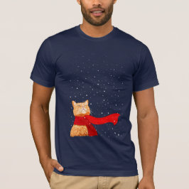 Tabby houdt van sneeuw t-shirt
