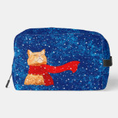 Tabby houdt van sneeuw toilettasje (Achterkant)