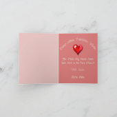 Tabby Kat & Hartjes Valentijnsdag Kaart (Binnen)