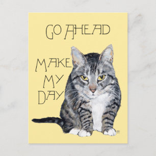 Tabby Kat - Maak Mijn Dag Briefkaart