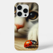 Tabby kat met lieveheersbeestje Case-Mate iPhone case (Achterkant)