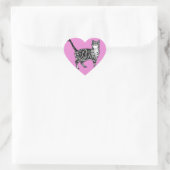 Tabby Kat Stickers Roze katten Stickers Set (Tas)