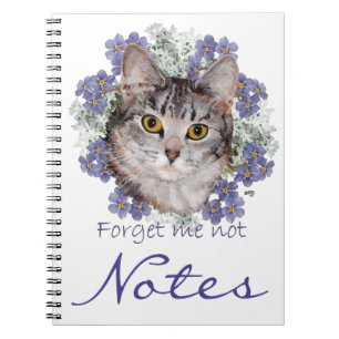Tabby Kat Vergeet Mij Niet Notitieboek