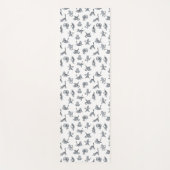 Tabby katten doen yoga mat (Voorkant)