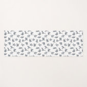 Tabby katten doen yoga mat (Voorkant (horizontaal))