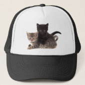 tabby kitten black kitten trucker pet (Voorkant)