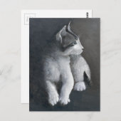 Tabby Kitten briefkaart (Voorkant / Achterkant)