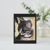 Tabby Kitten Briefkaart (Staand voorkant)