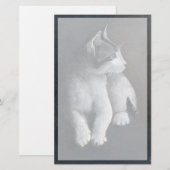 Tabby Kitten Briefpapier (Voorkant / Achterkant)