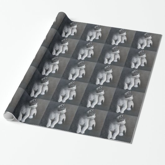 Tabby Kitten Cadeaupapier (Uitgerold)