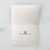 Tabby kitten get well soon kaart (Binnen)