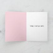 Tabby kitten in kartonnen doos denken aan u kaart (Binnen)