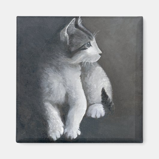 Tabby Kitten Magneet (Voorkant)