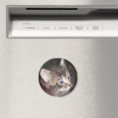 Tabby Kitten magnet Magneet (Insitu (Vaatwasser))